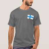 Finse vlag T-shirts en cadeaus (Voorkant)