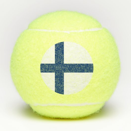 Finse vlag tennisballen (Voorkant)