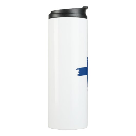 Finse vlag thermosbeker (Gedraaid links)