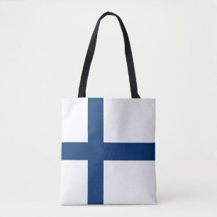Finse vlag tote bag