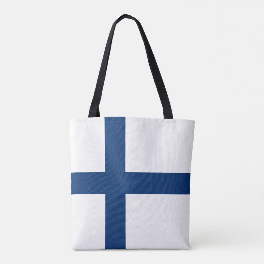 Finse vlag tote bag (Achterkant)