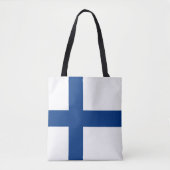 Finse vlag tote bag (Voorkant)