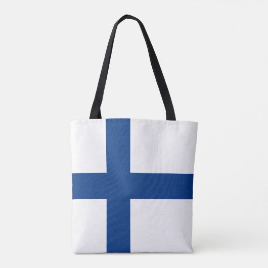 Finse vlag tote bag (Achterkant)