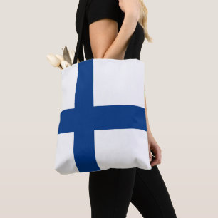 Finse vlag tote bag