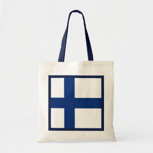 Finse vlag tote bag