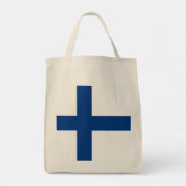 Finse vlag tote bag (Achterkant)