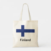 Finse vlag tote bag (Achterkant)