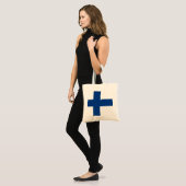 Finse vlag tote bag (Voorkant (model))
