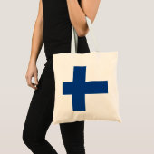 Finse vlag tote bag (Voorkant (product))