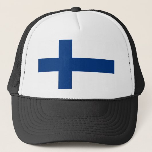 Finse vlag trucker pet (Voorkant)