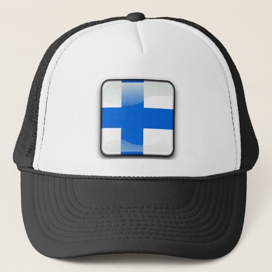 Finse vlag trucker pet (Voorkant)