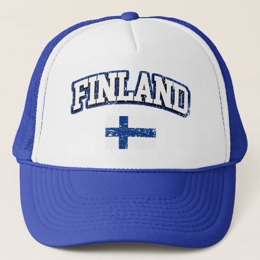 Finse vlag trucker pet (Voorkant)