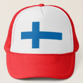 Finse vlag trucker pet (Voorkant)