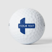 Finse vlag van Finland golfbal set cadeau Golfballen (Voorkant)