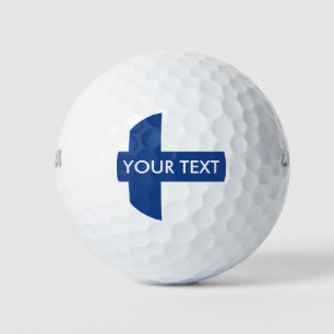Finse vlag van Finland golfbal set cadeau Golfballen