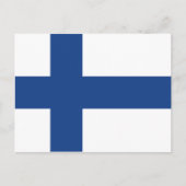 Finse vlag van Finse briefkaarten (Voorkant)