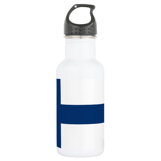 Finse vlag waterfles  (Voorkant)
