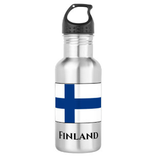 Finse vlag waterfles 