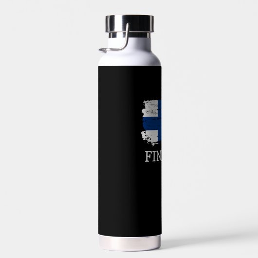 Finse vlag waterfles (Rechts)
