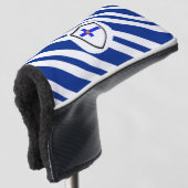 Finse vlaggen golfheadcover (3/4 voorkant)