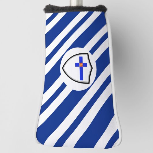 Finse vlaggen golfheadcover (Draai 90)