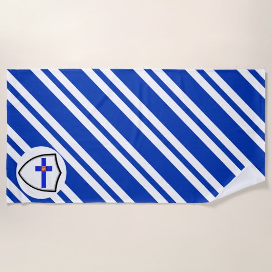 Finse vlaghanddoek strandlaken (Voorkant)