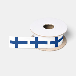 Finse Vlaglint, patriottisch Finland Satijnen Lint