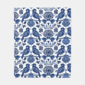 Finse volkskunst patroon fleece deken (Voorkant)
