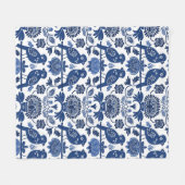 Finse volkskunst patroon fleece deken (Voorkant (Horizontaal))