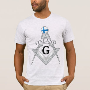Finse vrijmetselarij teken t-shirt