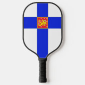Finse wapenmantel pickleball paddle (Voorkant)