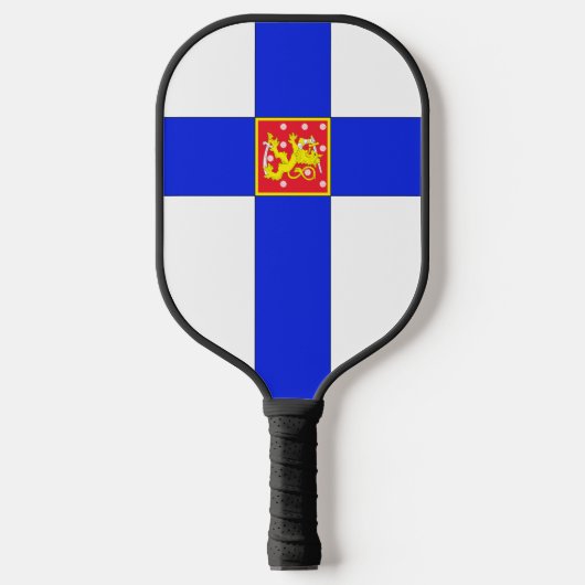 Finse wapenmantel pickleball paddle (Voorkant)