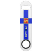 Finse wapenmantel speed flessenopener (Achterkant)