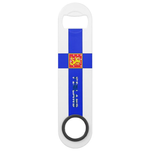 Finse wapenmantel speed flessenopener (Voorkant)