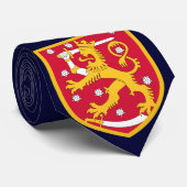 Finse wapenschild Suomi Stropdas (Opgerold)