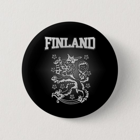 Finse wapenstilstand ronde button 5,7 cm (Voorkant)