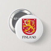 Finse wapenstilstand ronde button 5,7 cm (Voorkant /achterkant)