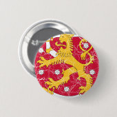 Finse wapenstilstand ronde button 5,7 cm (Voorkant /achterkant)