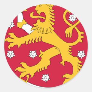 Finse wapenstilstand - Suomen Vaakuna Ronde Sticker