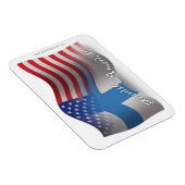 Finse Waving Flag Magneet (Rechterzijde)