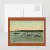  finse wedstrijd New London CT 1900 Briefkaart (Voorkant / Achterkant)