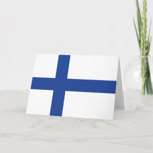 Finse wenskaarten voor de vlag kaart