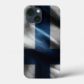 Finse zijde vlag Case-Mate iPhone case (Achterkant)