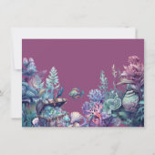 Fintastic een moderne rustieke Waterverf Baby show Kaart (Achterkant)