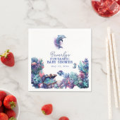 Fintastic een moderne rustieke Waterverf Baby show Servet (Insitu)