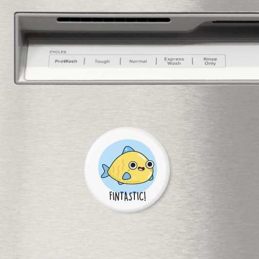 Fintastic Funny Fish Pun Magneet (Insitu (Vaatwasser))