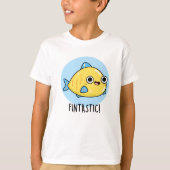 Fintastic Funny Fish Pun T-shirt (Voorkant)