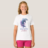Fintastic Sisters Moderne rustieke Waterverf Douch T-shirt (Voorkant volledig)