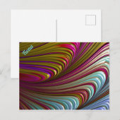 FIONA ~ 3D Fractal Design Pattern ~ Candy Treat ~ Briefkaart (Voorkant / Achterkant)