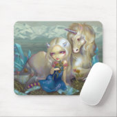 "Fiona and the Unicorn" Mousepad Muismat (Met muis)